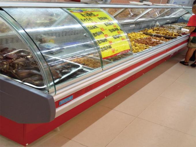 자가 음식 샌드위치 가게 전시 냉장고, 고기 전시 카운터 후방 카운터