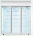 -18 ~ -22 ℃ 유리제 문을 가진 상업적인 양쪽으로 여닫는 문 강직한 전시 냉장고