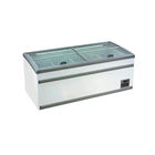 알루미늄 코팅된 플레이트 유리 재료와 하이퍼마켓 상업적 체스트형 냉동고