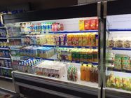 밤 커튼을 가진 상점에 의하여 전시 내각 Multideck 냉장되는 열려있는 냉각장치