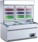 과일/식물성 /Ice 크림 냉장고를 위한 결합 Multideck 열려있는 냉각장치