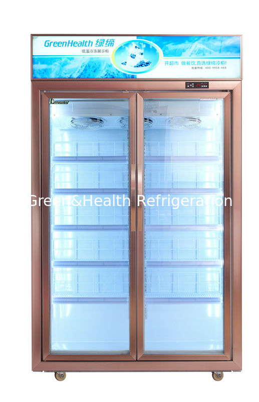 광고 방송 2 음료 찬 음료를 위한 유리제 문 전시 냉장고