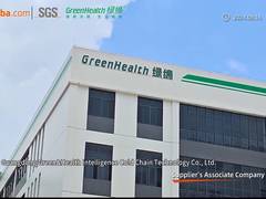 슈퍼마켓용 1000L 상용 구부러진 유리 톱 섬 디스플레이 냉장고