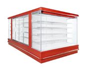 슈퍼마켓 열려있는 Multideck 열려있는 냉각장치 냉장 진열장 유럽 유형