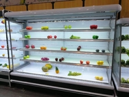 파나소닉 압축기 다중 계층 디스플레이 냉장고 / 과일 채소 디스플레이 쇼케이스