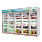 판매점 상업적 음료 냉각기 5가지 유리문부착냉장고 냉동실 송풍기 냉각 형태