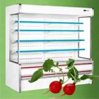 백색/빨강 수직 상태 상점을 위한 큰 수용량을 가진 열려있는 냉각장치 슈퍼마켓 진열장