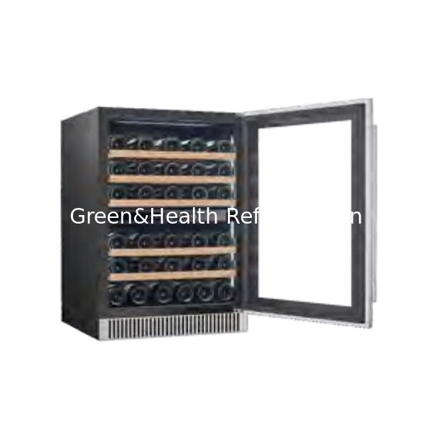 ETL 인증 공간 절약 듀얼존 스테인레스 스틸 냉장고 냉장고 와인 맥주 저장