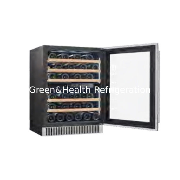 ETL 인증 공간 절약 듀얼존 스테인레스 스틸 냉장고 냉장고 와인 맥주 저장
