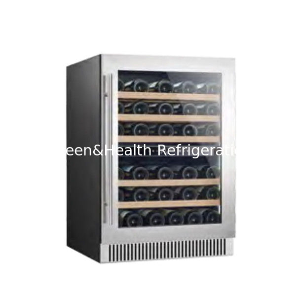 ETL 인증 공간 절약 듀얼존 스테인레스 스틸 냉장고 냉장고 와인 맥주 저장