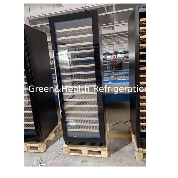 ETL 인증서 단일/두 개의 문 비치 목재 선반 유리 문 적포포장 냉장고