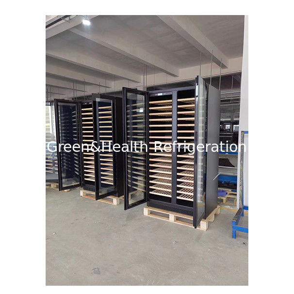 ETL 인증서 단일/두 개의 문 비치 목재 선반 유리 문 적포포장 냉장고