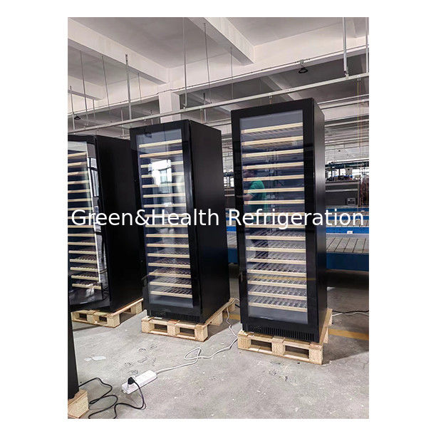 ETL 인증 326 단위 두 유리 문 3 독립 온도 와인 냉장고