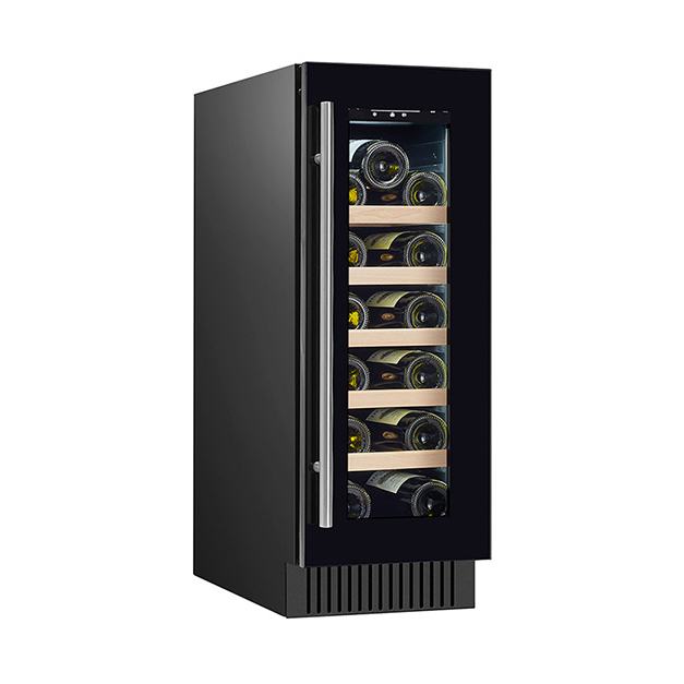 ETL 인증서 수직 단일 문 18 병 적포 냉장고 저장 디스플레이 냉장고