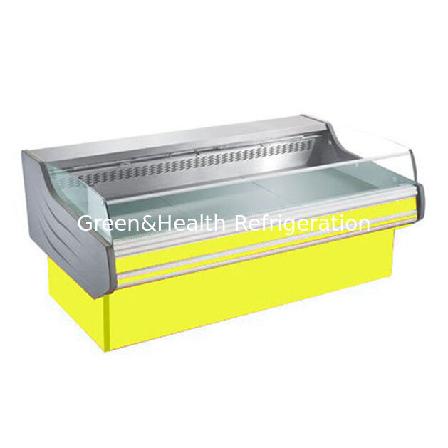 자동 해빙 및 신선한 고기 LED 조명으로 스테인레스 스틸 육류 디스플레이 냉장고 쇼케이스