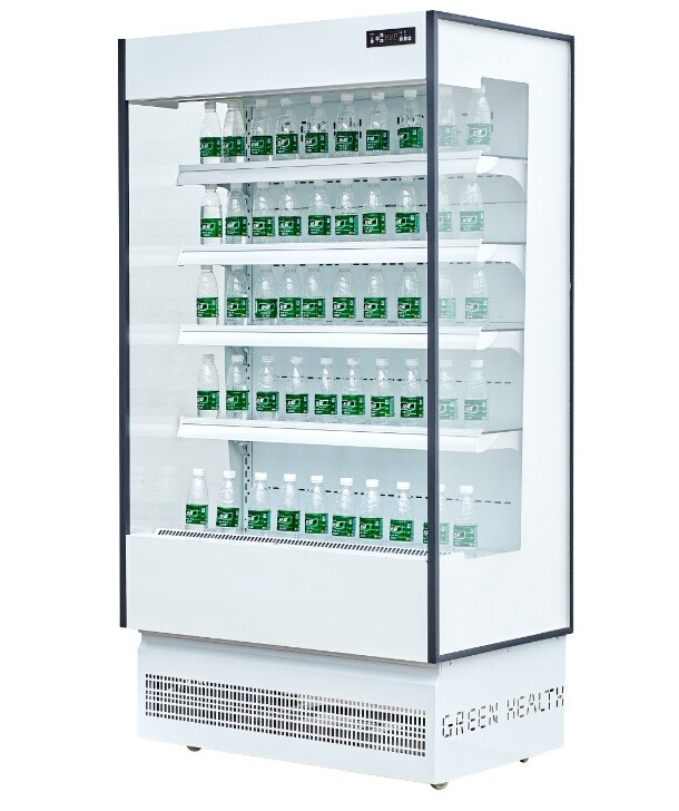 에너지 절약 슈퍼마켓 과일 Vegetalbe 전시 옥외 갑판 냉각장치