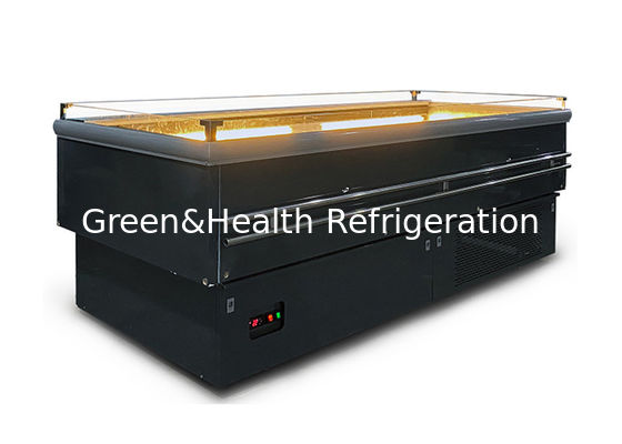 2 내지 8C 큰 능력 프로모션 항목 음식 디스플레이 냉장고 개방형