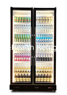 빛 고급 추운 음료수 디스플레이 냉각장치 맥주 2 또는 3 문 디스플레이 냉동고