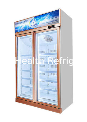 5개의 조정 가능한 선반이 있는 상업용 눈에 보이는 유리 도어 냉동고