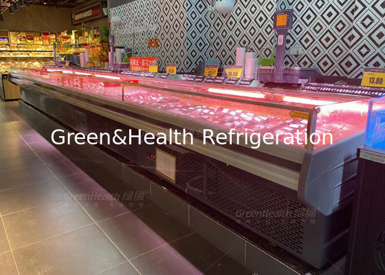 고기 판매점을 위한 단일 온도 신선한 쇠고기 조제식품 디스플레이 냉장고