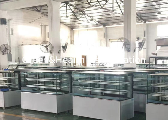 색 케이크 디스플레이 냉각장치 R134a 냉동고 냉각된 진열장을 특화하세요