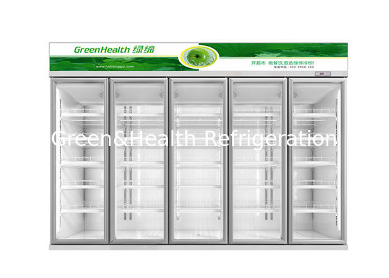 조정 선반 슈퍼마켓 디스플레이 냉동고 고급 타입 음료 냉각기