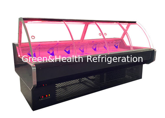 유리문 1045W와 상업적 조제식품 고기 식용어 디스플레이 냉장고