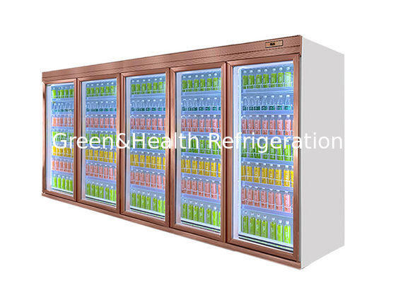 2250L 멀리 있는 유리문 주류및음료 냉동기 진열장 샹파뉴 백색