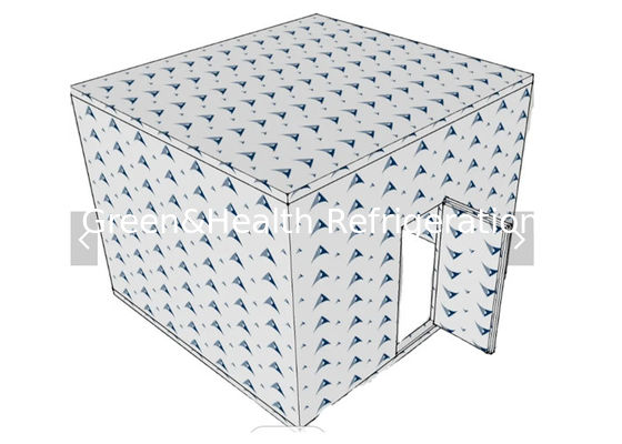 저온 저장 방 집광 단위 냉장고에 있는 30M3 식품 저장 냉장고 PU 패널 도보