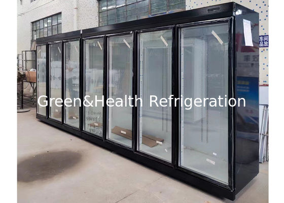 유리 문 냉장고 냉장고 음료 냉장고 상업용 냉장고 팬 냉각