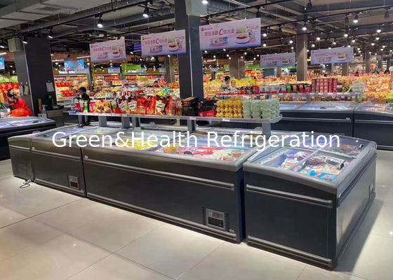 슈퍼마켓 유리문 상자 냉장고 냉장고 1040L