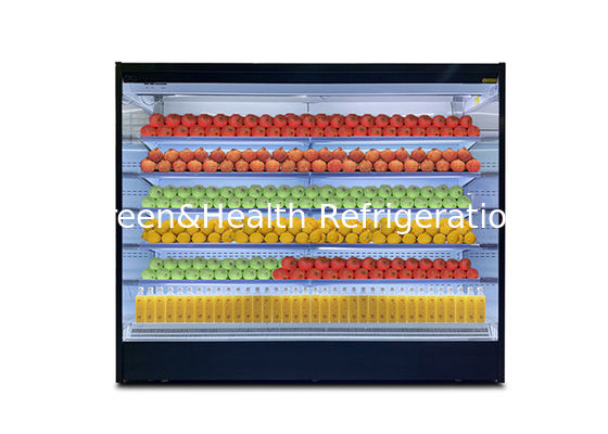 원격 냉각 Multideck 오픈 냉장고 반 수직 호텔