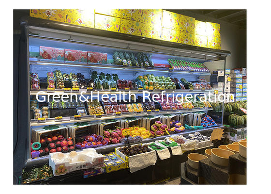 원격 냉각 시스템 Multideck 오픈 쿨러 R404a 에너지 절약