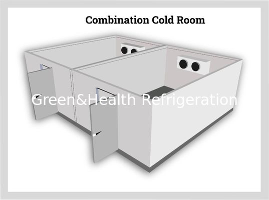 맞춤형 치수, 고밀도 폴리우레탄 단열재 및 코플랜드 컴프레서를 갖춘 상업용 워크인 냉장고 및 냉동고
