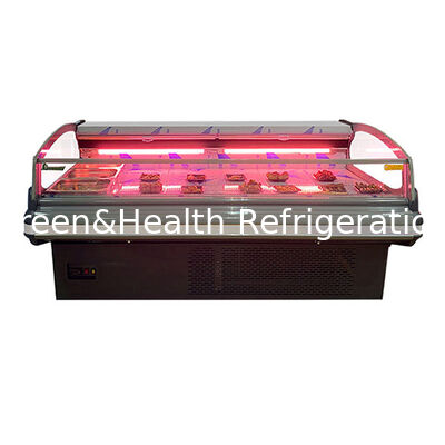 유럽 스타일 패셔너블 하이엔드 외부 유닛 신선육 보관 디스플레이 냉장 냉동고