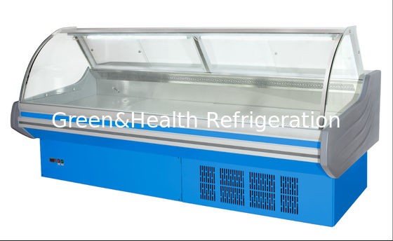 유럽 스타일 고기 디스플레이 냉장고 주문형이 조제식품 냉각기 음식 건