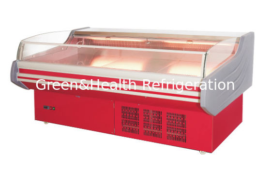 고기/닭 샌드위치 가게 전시 냉장고 압축기 팬 냉각 편의상 상점