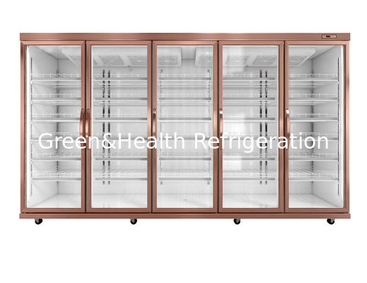 Adjustble는 디지털 방식으로 온도 3300 L 유리제 문 냉장고를 선반에 얹습니다