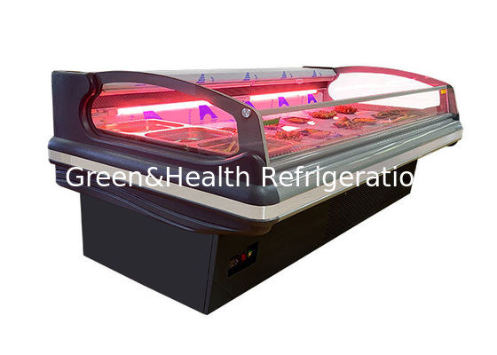 슈퍼마켓 수평선상 고기 진열장 고기 냉장고 냉각기